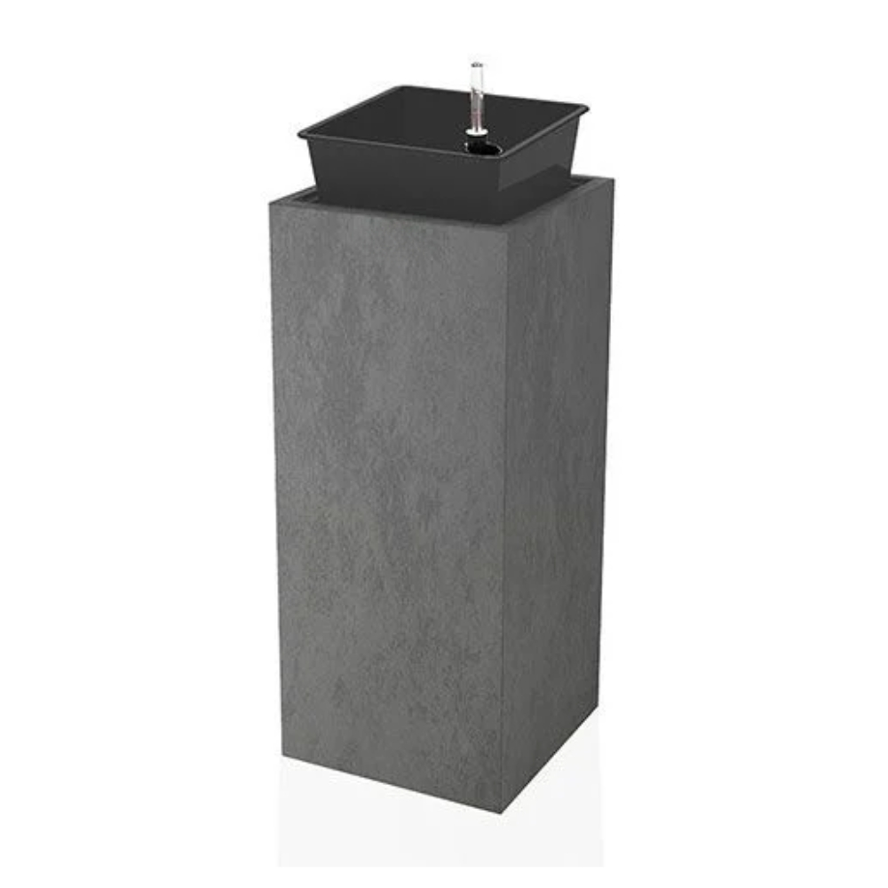 Square cylinder fiber planter square-cylinder-fiber-planter